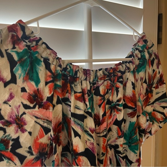 Ella Moss Tahiti Garden Off-The-Shoulder Dress, Small - Picture 4 of 10